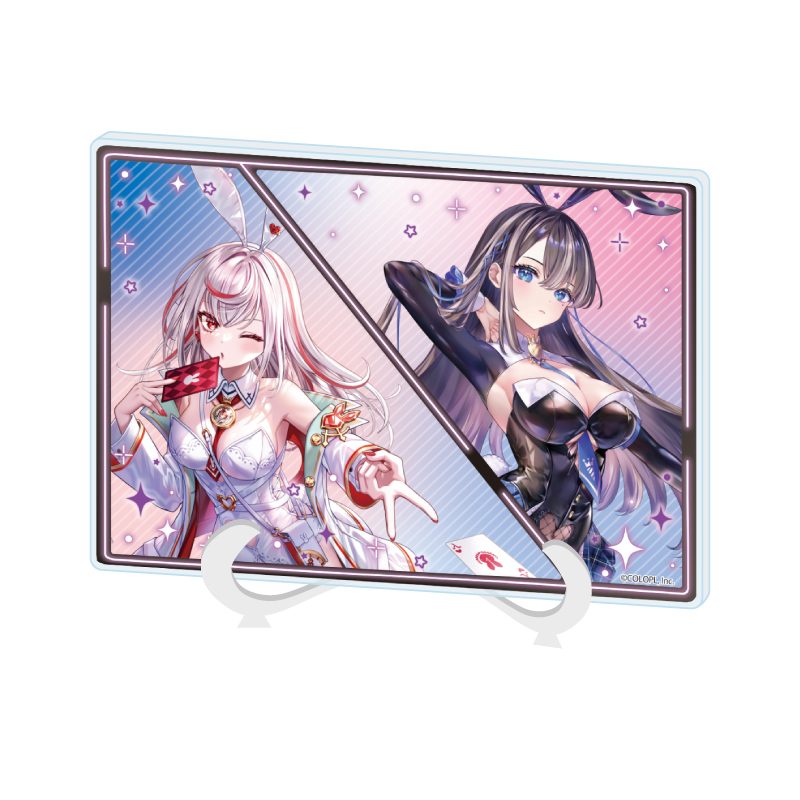 アクリルアートボード A5サイズ 白猫プロジェクト 02 B(公式イラスト) (Acrylic Art Board A5 Size "White Cat Project" 02 B (Official Illustration))