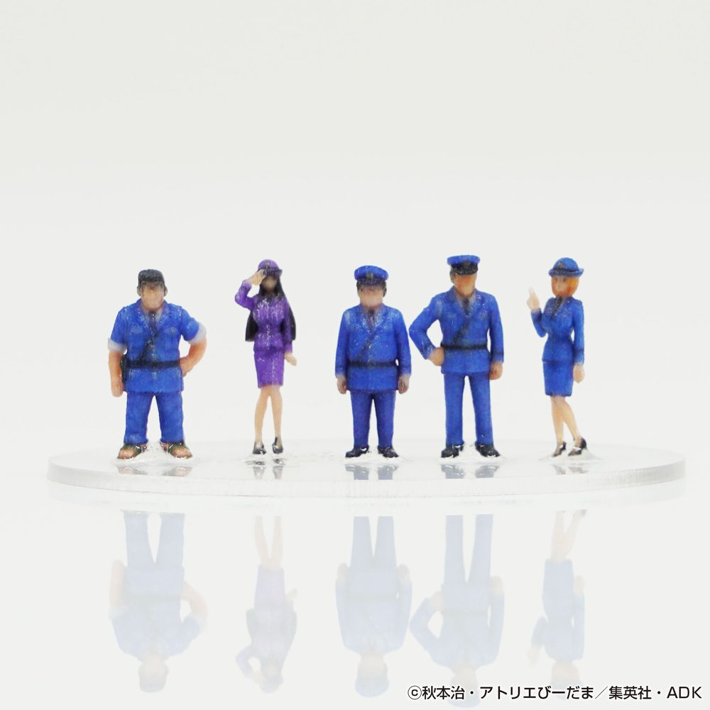 1/150 こち亀フィギュア5体セットA001 両津勘吉A/麻里愛A/寺井洋一A/戸塚金次A/早乙女リカA ("New KochiKame: Tokyo Beat Cops" 1/150 KochiKame Figure 5 Set A001 Ryotsu Kankichi A / Asato Ai A / Terai Yoichi A / Totsuka Kinji A / Saotome Rika A)