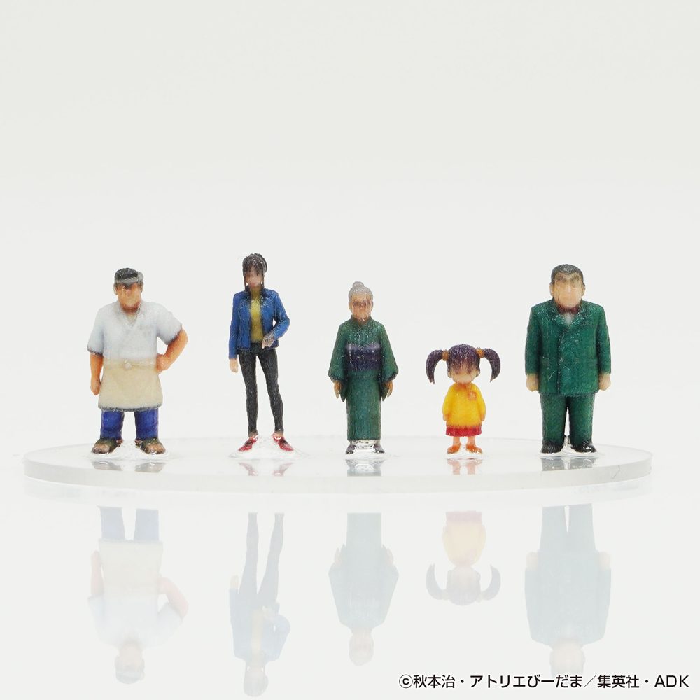 1/150 こち亀フィギュア5体セットA009 両津勘吉F/擬宝珠纏A/擬宝珠夏春都A/擬宝珠檸檬A/秋本飛飛丸A ("New KochiKame: Tokyo Beat Cops" 1/150 KochiKame Figure 5 Set A009 Ryotsu Kankichi F / Giboshi Matoi A / Giboshi Geparuto A / Giboshi Lemon A / Akimoto Pyunpyunmaru A)