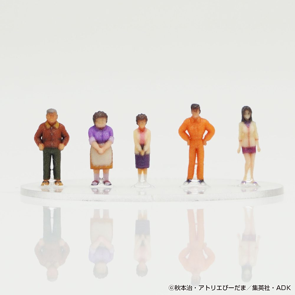 1/150 こち亀フィギュア5体セットA008 両津銀次A/両津よねA/大原良子A/本田改造A/本田伊歩A ("New KochiKame: Tokyo Beat Cops" 1/150 KochiKame Figure 5 Set A008 Ryotsu Ginji A / Ryotsu Yone A / Ohara Ryoko A / Honda Kaizo A / Honda Ibu A)
