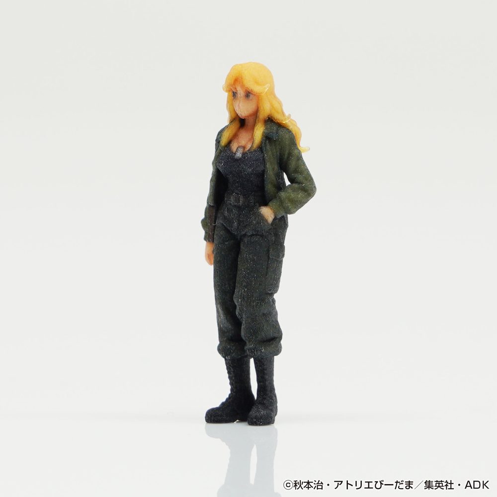 1/64 こち亀フィギュア ジョディー・爆竜・カレンA ("New KochiKame: Tokyo Beat Cops" 1/64 KochiKame Figure Jodie Bakuryu Karen A)