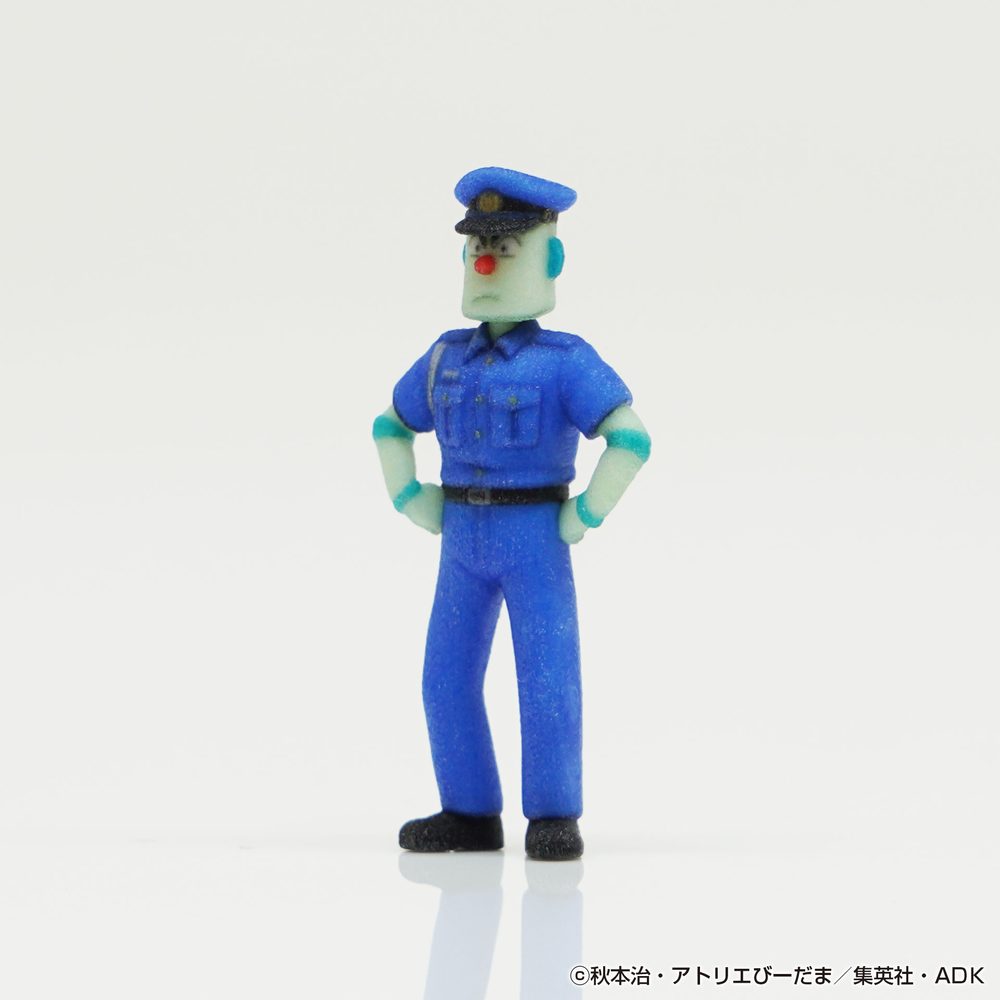 1/64 こち亀フィギュア 度怒り炎之助A ("New KochiKame: Tokyo Beat Cops" 1/64 KochiKame Figure Doikari Honoonosuke A)