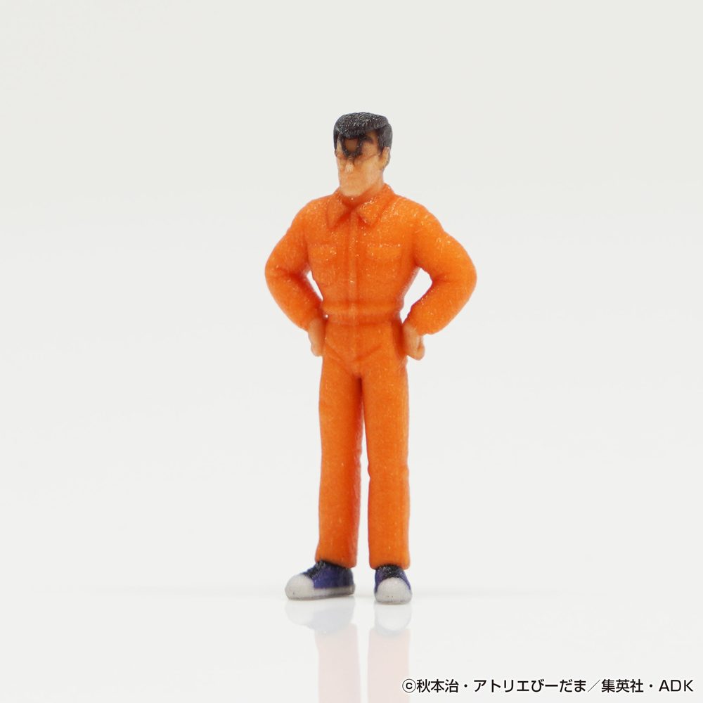 1/64 こち亀フィギュア 本田改造A ("New KochiKame: Tokyo Beat Cops" 1/64 KochiKame Figure Honda Kaizo A)