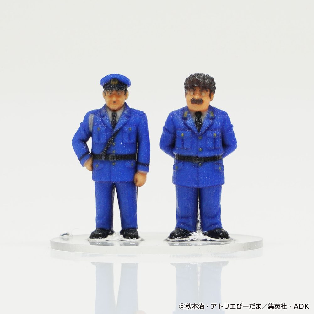 1/80 こち亀フィギュア2体セットA002 大原大次郎A/屯田五目須A ("New KochiKame: Tokyo Beat Cops" 1/80 KochiKame Figure 2 Set A002 Ohara Daijiro A / Tonda Gomesu A)