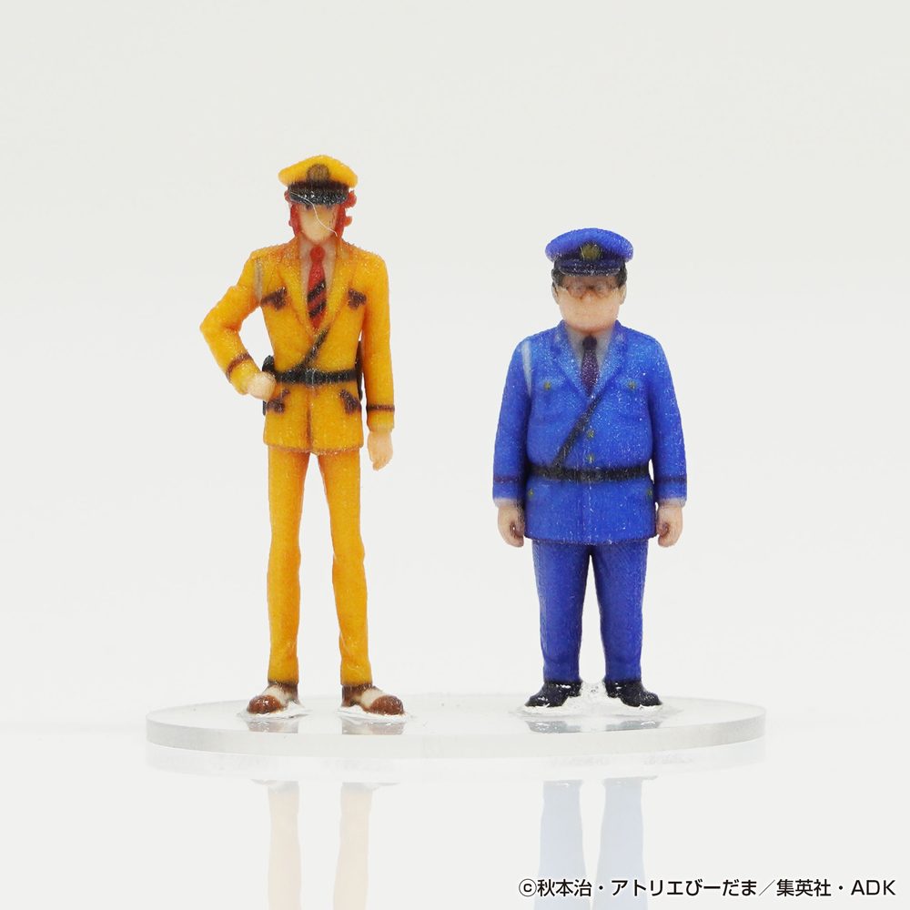 1/80 こち亀フィギュア2体セットA003 中川圭一A/寺井洋一A ("New KochiKame: Tokyo Beat Cops" 1/80 KochiKame Figure 2 Set A003 Nakagawa Keiichi A / Terai Yoichi A)