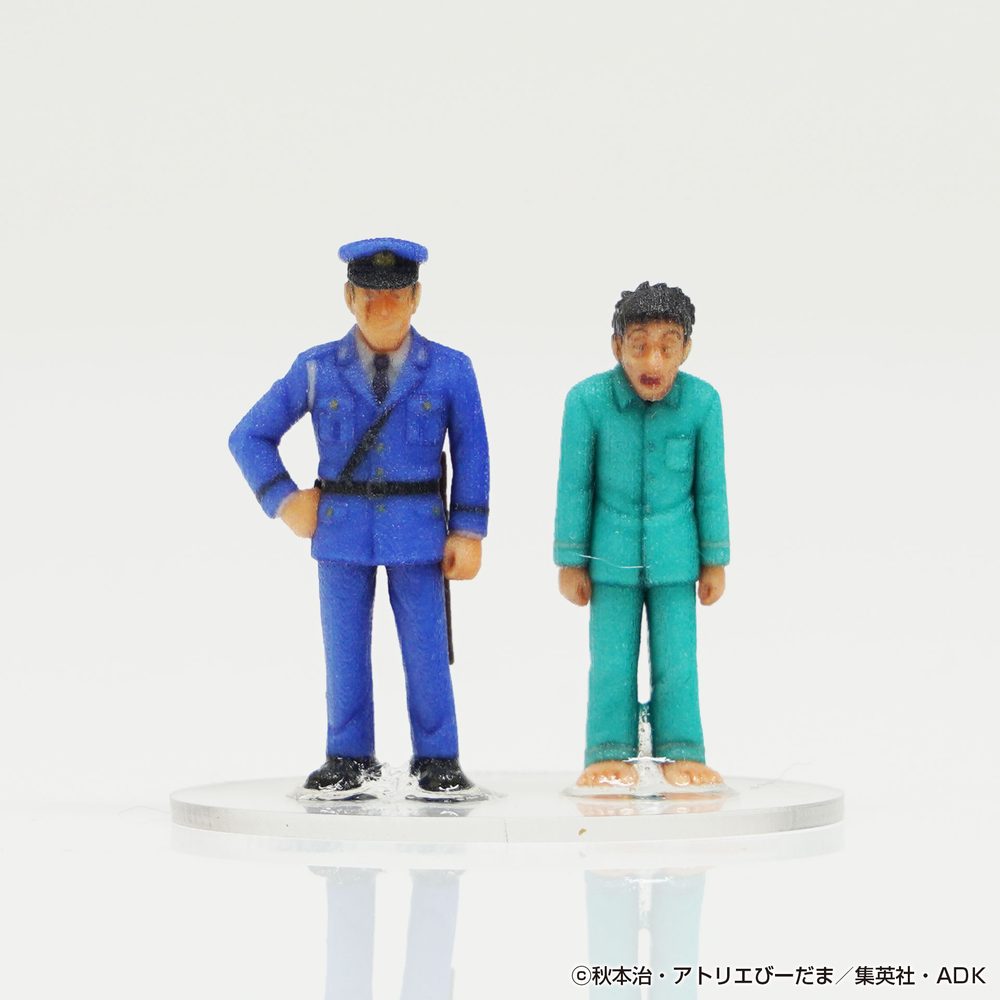 1/80 こち亀フィギュア2体セットA006 戸塚金次A/日暮熟睡男A ("New KochiKame: Tokyo Beat Cops" 1/80 KochiKame Figure 2 Set A006 Totsuka Kinji A / Higurashi Neruo A)