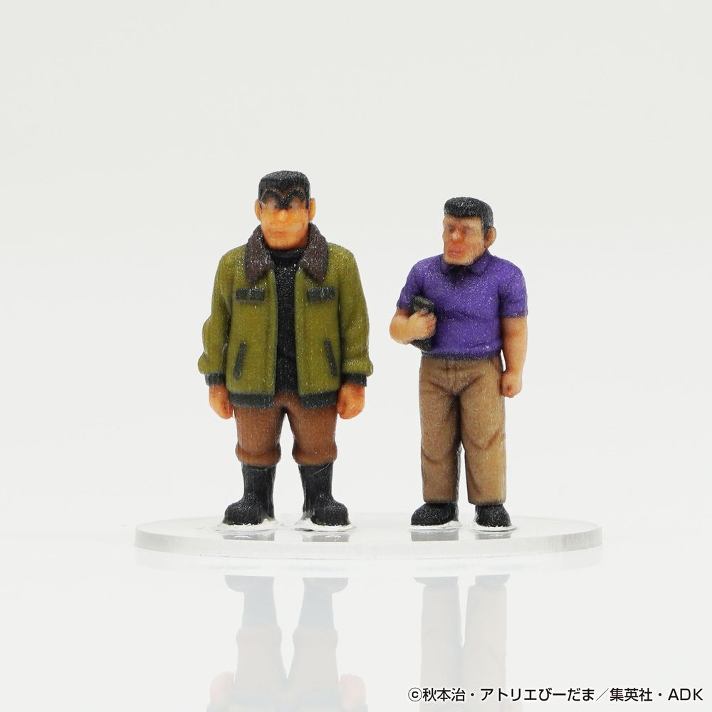 1/80 こち亀フィギュア2体セットA010 両津勘吉C/法条正義A ("New KochiKame: Tokyo Beat Cops" 1/80 KochiKame Figure 2 Set A010 Ryotsu Kankichi C / Hojo Masayoshi A)