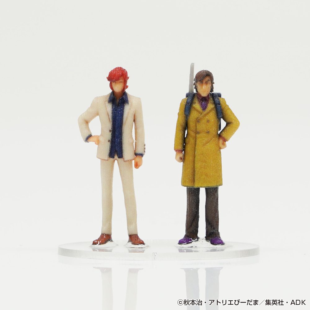1/80 こち亀フィギュア2体セットA012 中川圭一B/中川龍一郎A ("New KochiKame: Tokyo Beat Cops" 1/80 KochiKame Figure 2 Set A012 Nakagawa Keiichi B / Nakagawa Ryuichiro A)