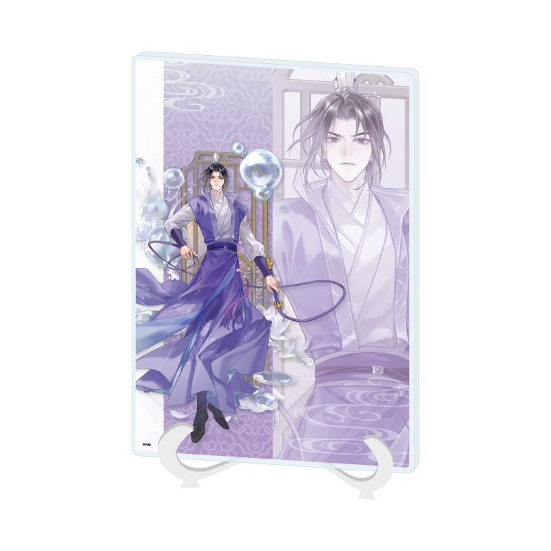 アクリルアートボード A5サイズ 大河幻想ラジオドラマ 魔道祖師 06 江澄 シャボン玉Ver.(描き下ろしイラスト) (Acrylic Art Board A5 Size "Japanese Audio Drama The Master of Diabolism" 06 Jiang Cheng Soap Bubble Ver. (Original Illustration))