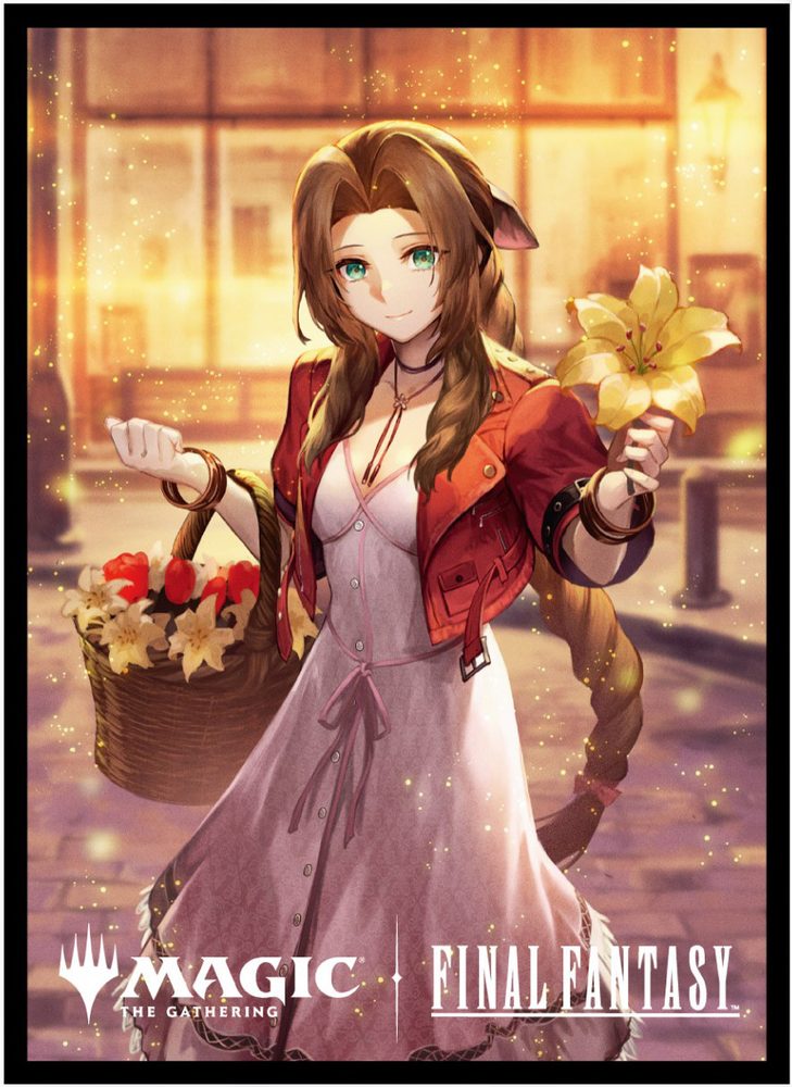 マジックザギャザリング――FINAL FANTASY プレイヤーズカードスリーブ MFS-80 エアリス・ゲインズブール ("MAGIC: The Gathering" "Final Fantasy" Players Card Sleeve MFS-80 Aerith Gainsborough)