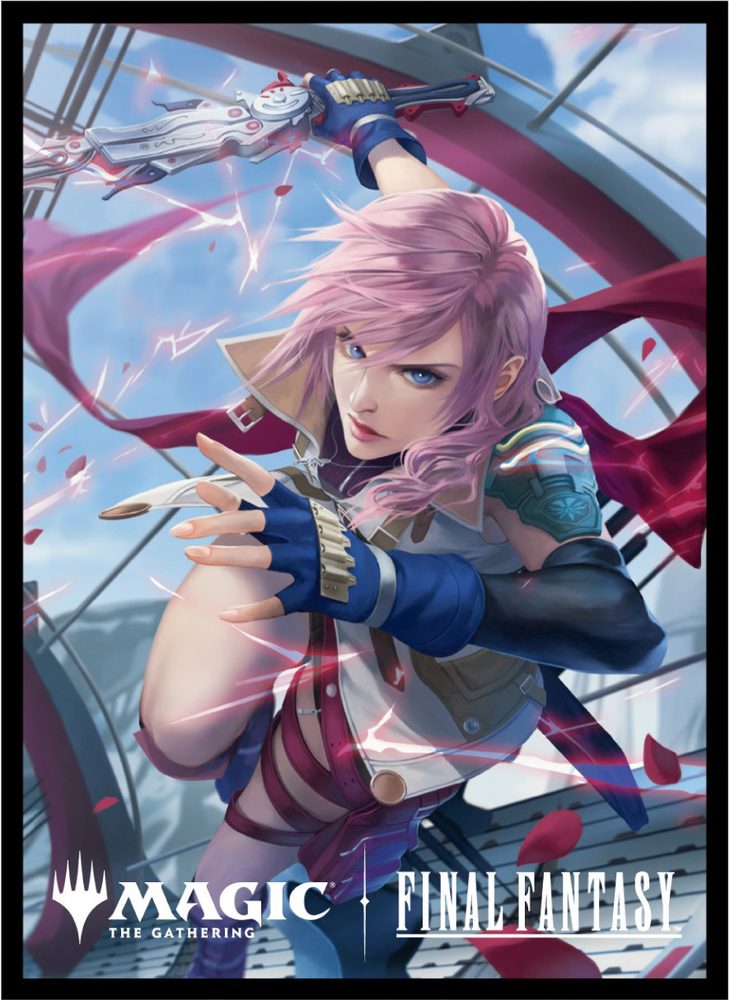マジックザギャザリング――FINAL FANTASY プレイヤーズカードスリーブ MFS-81 シーンドライブ、ライトニング ("MAGIC: The Gathering" "Final Fantasy" Players Card Sleeve MFS-81 Lightning, Army of One)