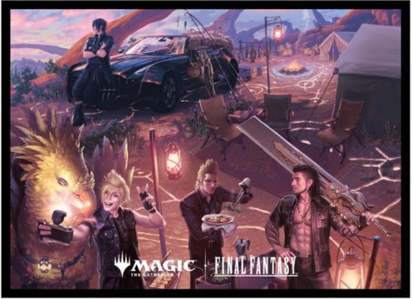 マジックザギャザリング――FINAL FANTASY プレイヤーズカードスリーブ MFS-85 シーン・ボックス・アート キャンプの仲間たち ("MAGIC: The Gathering" "Final Fantasy" Players Card Sleeve MFS-85 Scene Box Art Camp Comrades)