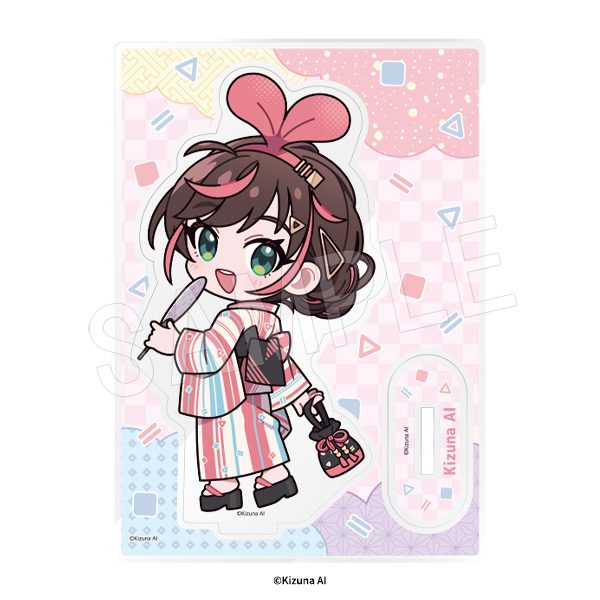 キズナアイ ミニキャラアクリルスタンド C108浴衣Ver. (KizunaAI Mini Character Acrylic Stand C108 Yukata Ver.)