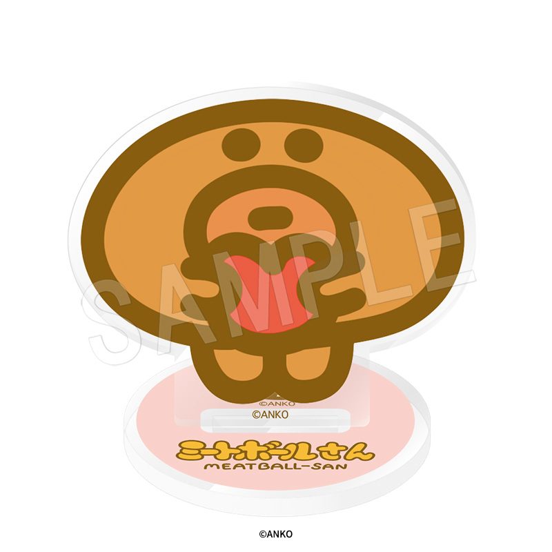 ミートボールさん アクリルスタンド ハート (Meatball-san Acrylic Stand Heart)