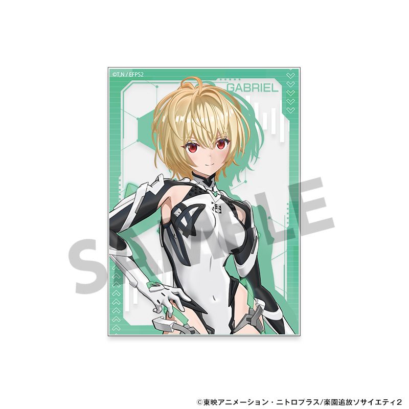 楽園追放 心のレゾナンス アクリルカード ガブリエル ("Expelled from Paradise: Resonance from the Heart" Acrylic Card Gabriel)