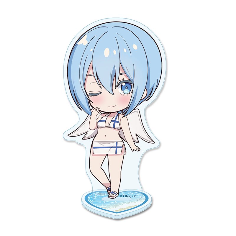 2.5次元の誘惑 ぷちちょこアクリルスタンド ノキエル 水着Ver. ("2.5 Dimensional Seduction" Puchichoko Acrylic Stand Nokiel Swimwear Ver.)