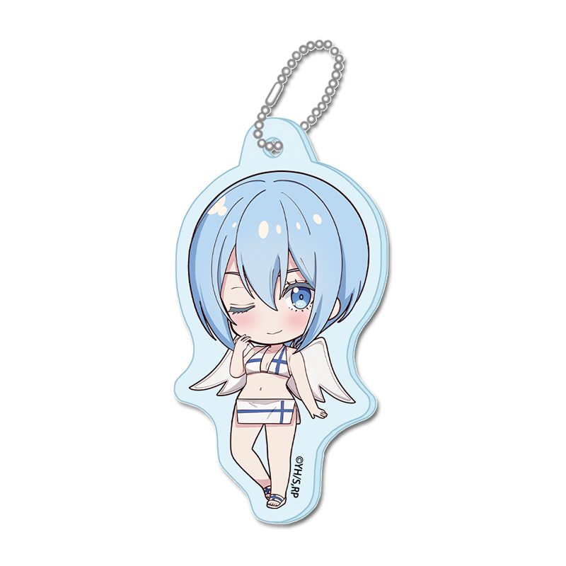 2.5次元の誘惑 ぷちちょこミニアクリルキーホルダー ノキエル 水着Ver. ("2.5 Dimensional Seduction" Puchichoko Mini Acrylic Key Chain Nokiel Swimwear Ver.)