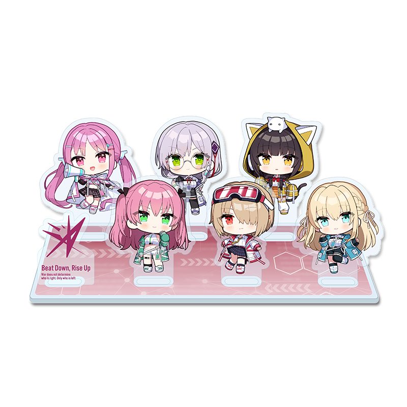 ヘブンバーンズレッド ぷちちょこアクリルジオラマ サイバーパンクVer. ("Heaven Burns Red" Puchichoko Acrylic Diorama Cyberpunk Ver.)