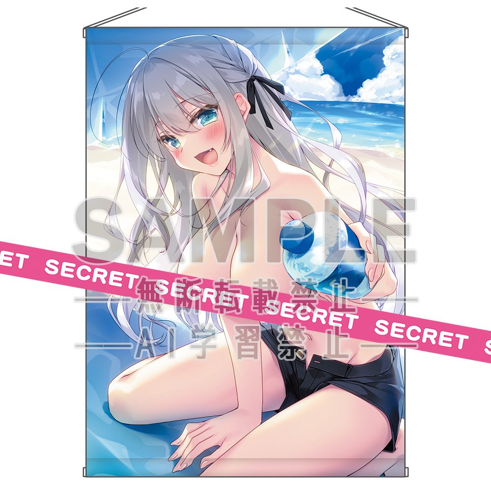 電撃萌王2026年10月号誌上通販 もとみやみつき描き下ろしX-RATEDタペストリー (Mail Order from DENGEKI MOEOH October 2026 Issue Mitsuki Motomiya Original Illustration X-rated Tapestry)