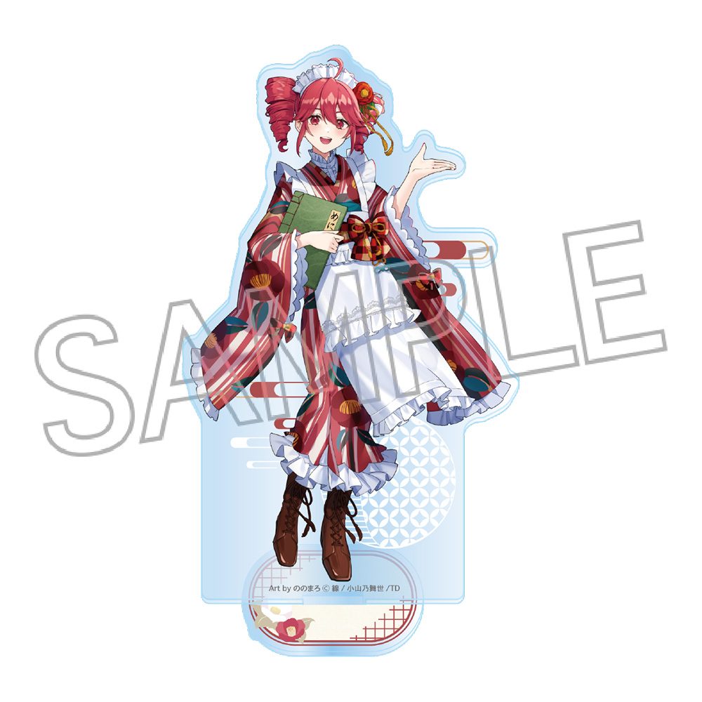 重音テト 和風モダンカフェ アクリルスタンド(L) A (Kasane Teto Japanese Style Modern Cafe Acrylic Stand (L) A)