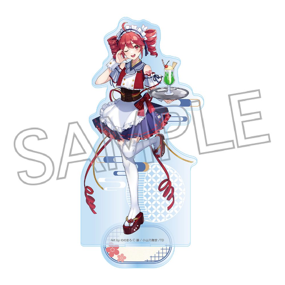 重音テト 和風モダンカフェ アクリルスタンド(L) B (Kasane Teto Japanese Style Modern Cafe Acrylic Stand (L) B)