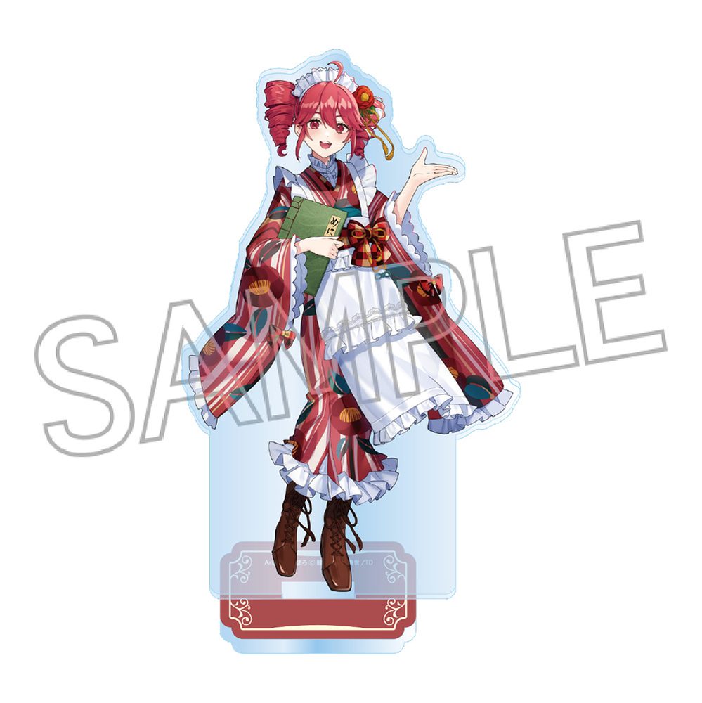 重音テト 和風モダンカフェ アクリルスタンド(M) A (Kasane Teto Japanese Style Modern Cafe Acrylic Stand (M) A)