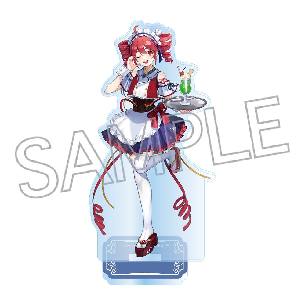 重音テト 和風モダンカフェ アクリルスタンド(M) B (Kasane Teto Japanese Style Modern Cafe Acrylic Stand (M) B)