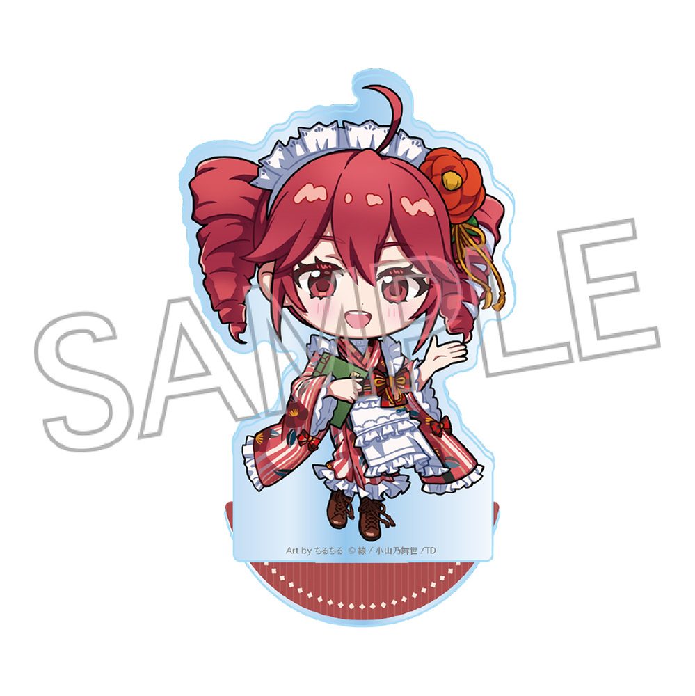重音テト 和風モダンカフェ アクリルスタンド(S) デフォルメA (Kasane Teto Japanese Style Modern Cafe Acrylic Stand (S) Deformed A)