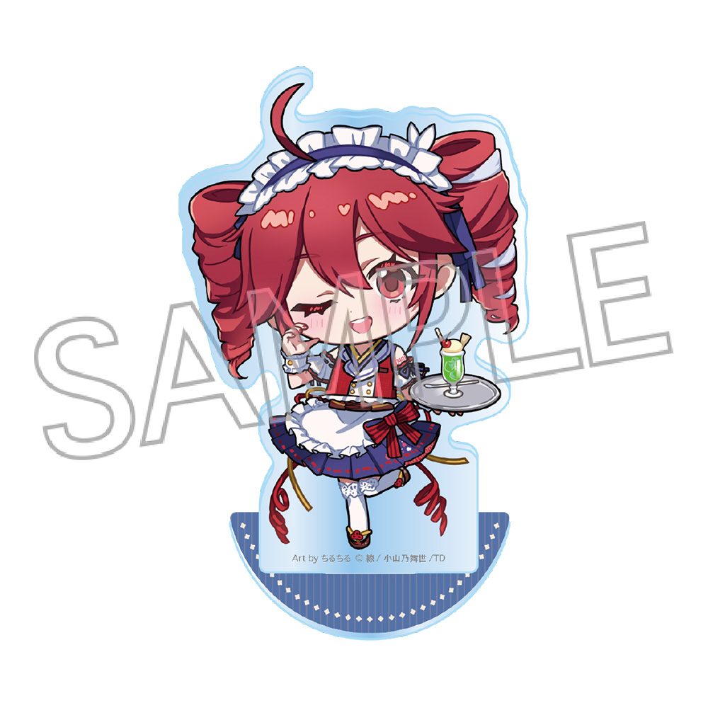 重音テト 和風モダンカフェ アクリルスタンド(S) デフォルメB (Kasane Teto Japanese Style Modern Cafe Acrylic Stand (S) Deformed B)