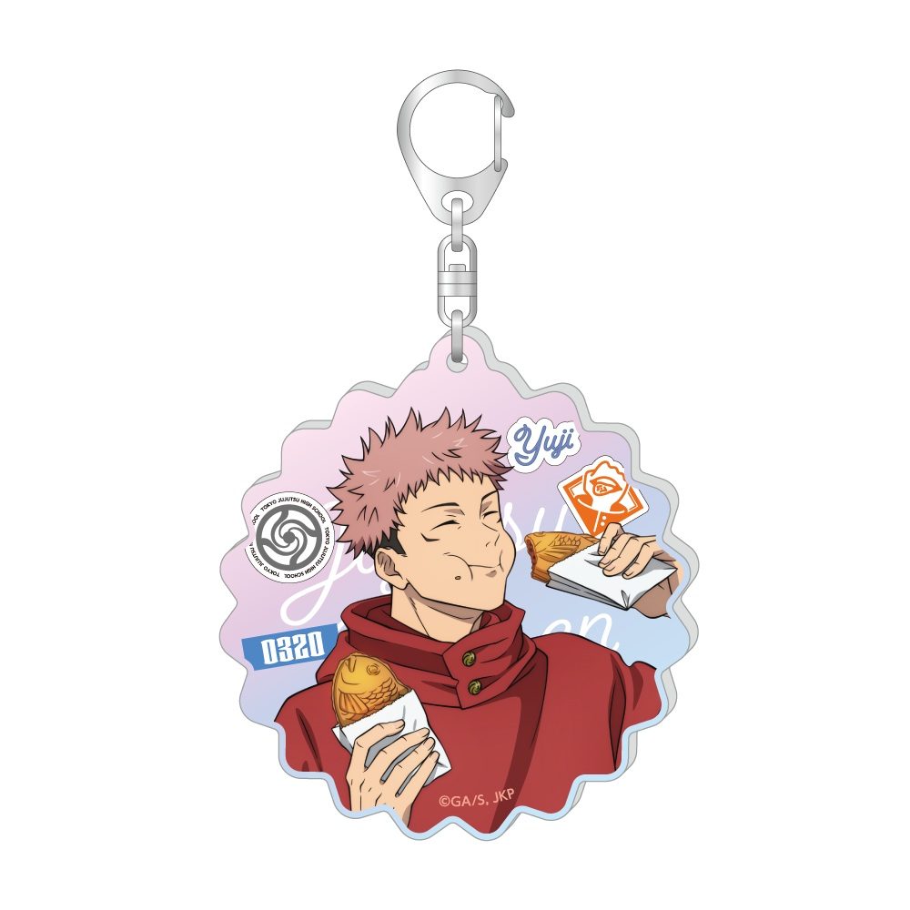 呪術廻戦 5周年 描き下ろしオーロラアクリルキーホルダー GiGOコラボ2026Ver. 虎杖悠仁 ("Jujutsu Kaisen" 5th Anniversary Original Illustration Aurora Acrylic Key Chain GiGO Collaboration 2026 Ver. Itadori Yuji)