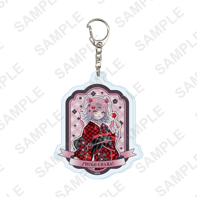 アクリルキーホルダー しゅごキャラ! 24 日奈森あむ 浴衣Ver.(描き起こしイラスト) (Acrylic Key Chain "Shugo Chara!" 24 Hinamori Amu Yukata Ver. (Original Illustration))