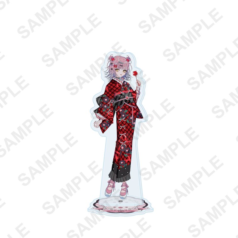 アクリルスタンド しゅごキャラ! 32 日奈森あむ 浴衣Ver.(描き起こしイラスト) (Acrylic Stand "Shugo Chara!" 32 Hinamori Amu Yukata Ver. (Original Illustration))