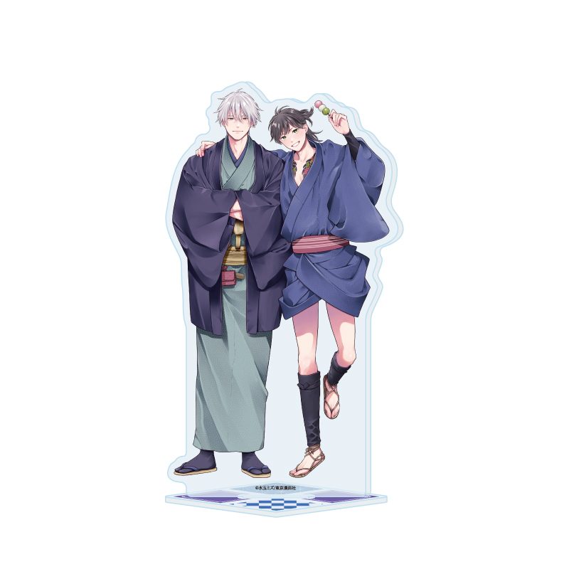 アクリルスタンド 虎に四目屋 01 四目屋宗明&虎 A(描き下ろしイラスト) (Acrylic Stand "Tora ni Yotsumeya" 01 Yotsumeya Somei & Tora A (Original Illustration))