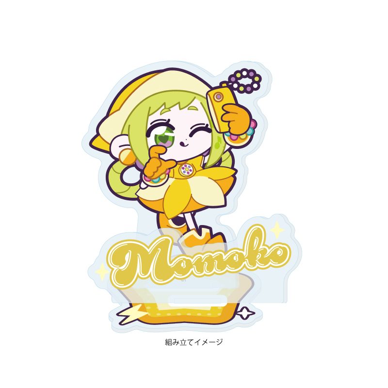 アクリルスタンドプレート おジャ魔女どれみにょん 05 ももこ(公式イラスト) (Acrylic Stand Plate "Ojamajo Doreminyon" 05 Momoko (Official Illustration))