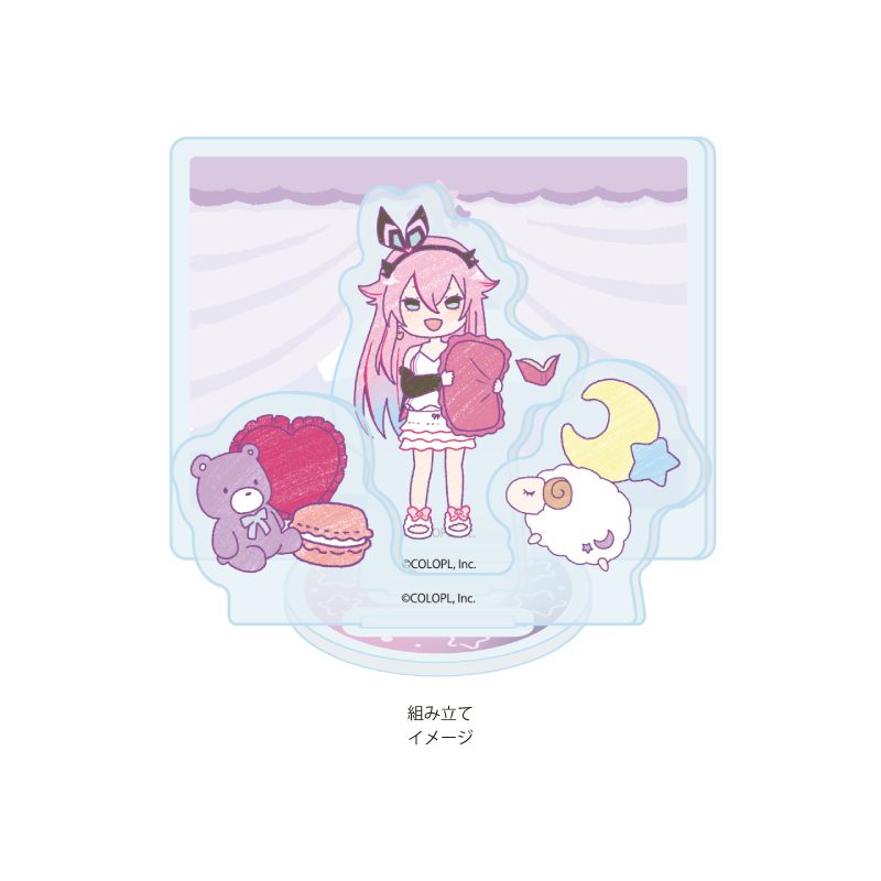 アクリルスタンドプレート 白猫プロジェクト 01 ミトラ ゆめカワイイVer.(グラフアートイラスト) (Acrylic Stand Plate "White Cat Project" 01 Mitra Yume Kawaii Ver. (Graff Art Illustration))