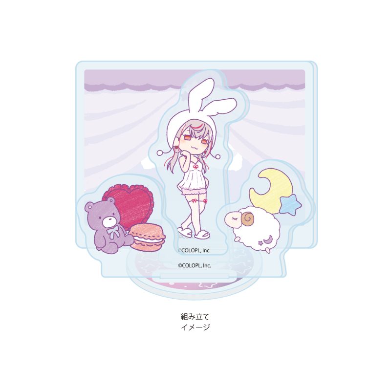 アクリルスタンドプレート 白猫プロジェクト 06 ファリエ ゆめカワイイVer.(グラフアートイラスト) (Acrylic Stand Plate "White Cat Project" 06 Falie Yume Kawaii Ver. (Graff Art Illustration))