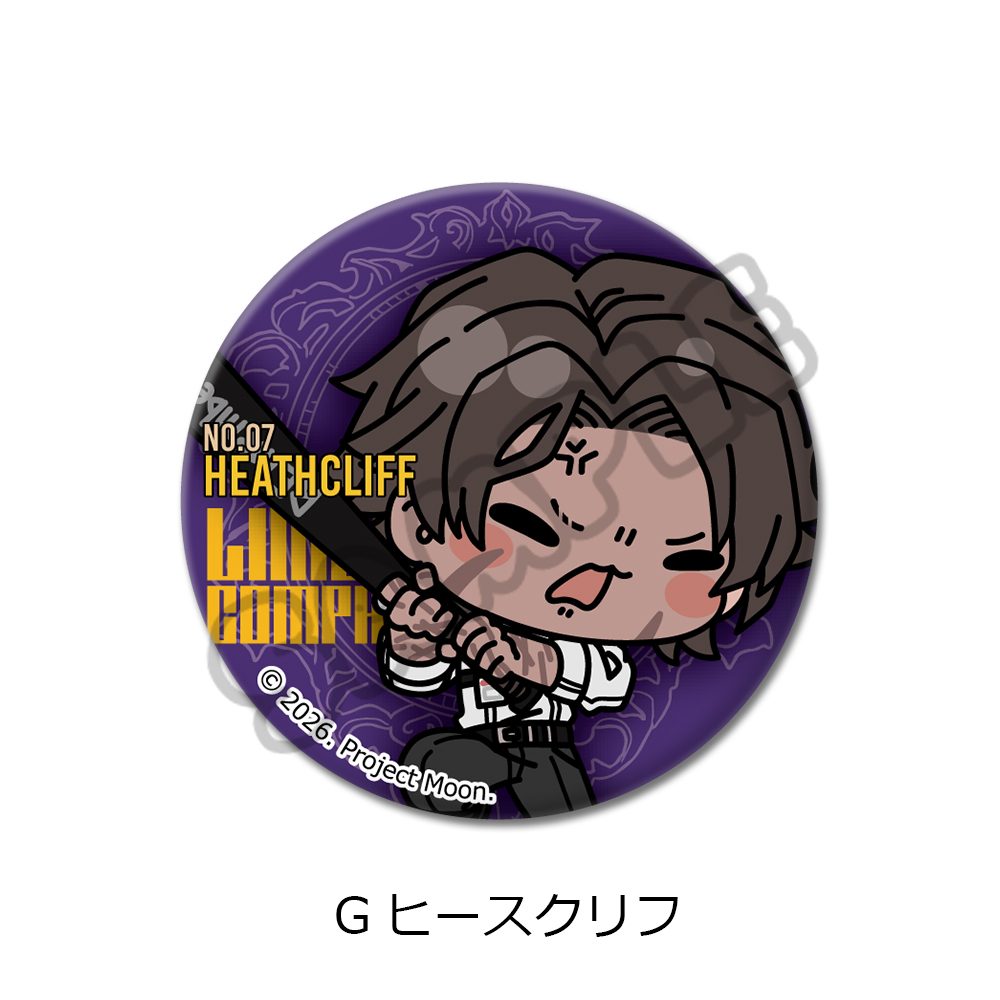 Limbus Company 丸形缶バッジ(57mm) G ヒースクリフ ("Limbus Company" Round Can Badge (57mm) G Heathcliff)