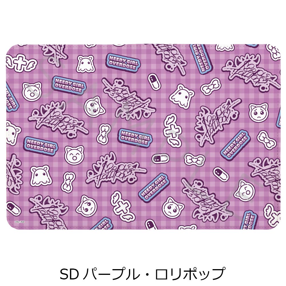 NEEDY GIRL OVERDOSE 第2弾 お薬手帳ケース SD パープル・ロリポップ ("NEEDY STREAMER OVERLOAD" Vol. 2 Prescription Record Book Case SD Purple Lollipop)