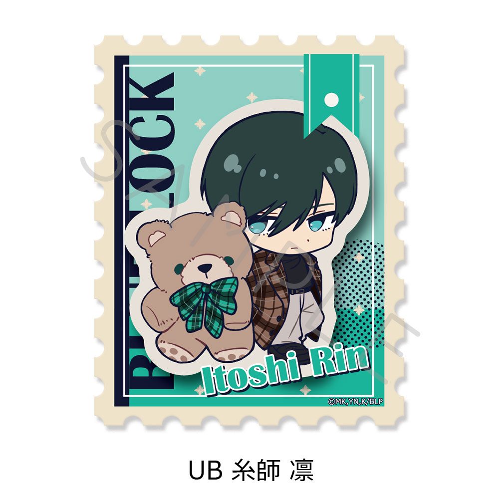 ブルーロック 第12弾 クリアステッカー UB 糸師凛 ("Blue Lock" Vol. 12 Clear Sticker UB Itoshi Rin)