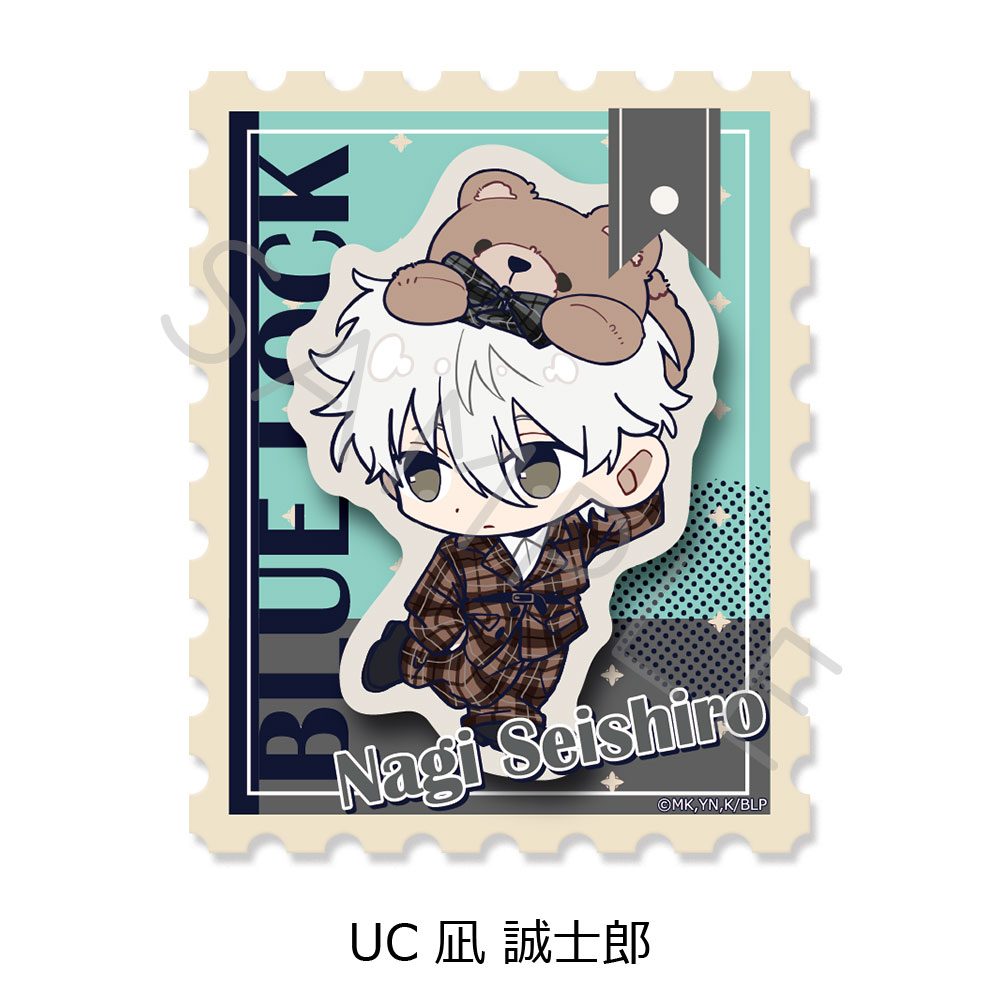 ブルーロック 第12弾 クリアステッカー UC 凪誠士郎 ("Blue Lock" Vol. 12 Clear Sticker UC Nagi Seishiro)