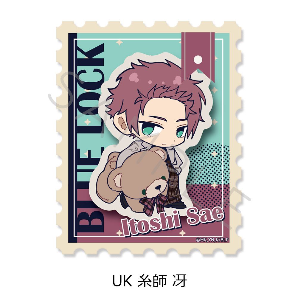 ブルーロック 第12弾 クリアステッカー UK 糸師冴 ("Blue Lock" Vol. 12 Clear Sticker UK Itoshi Sae)