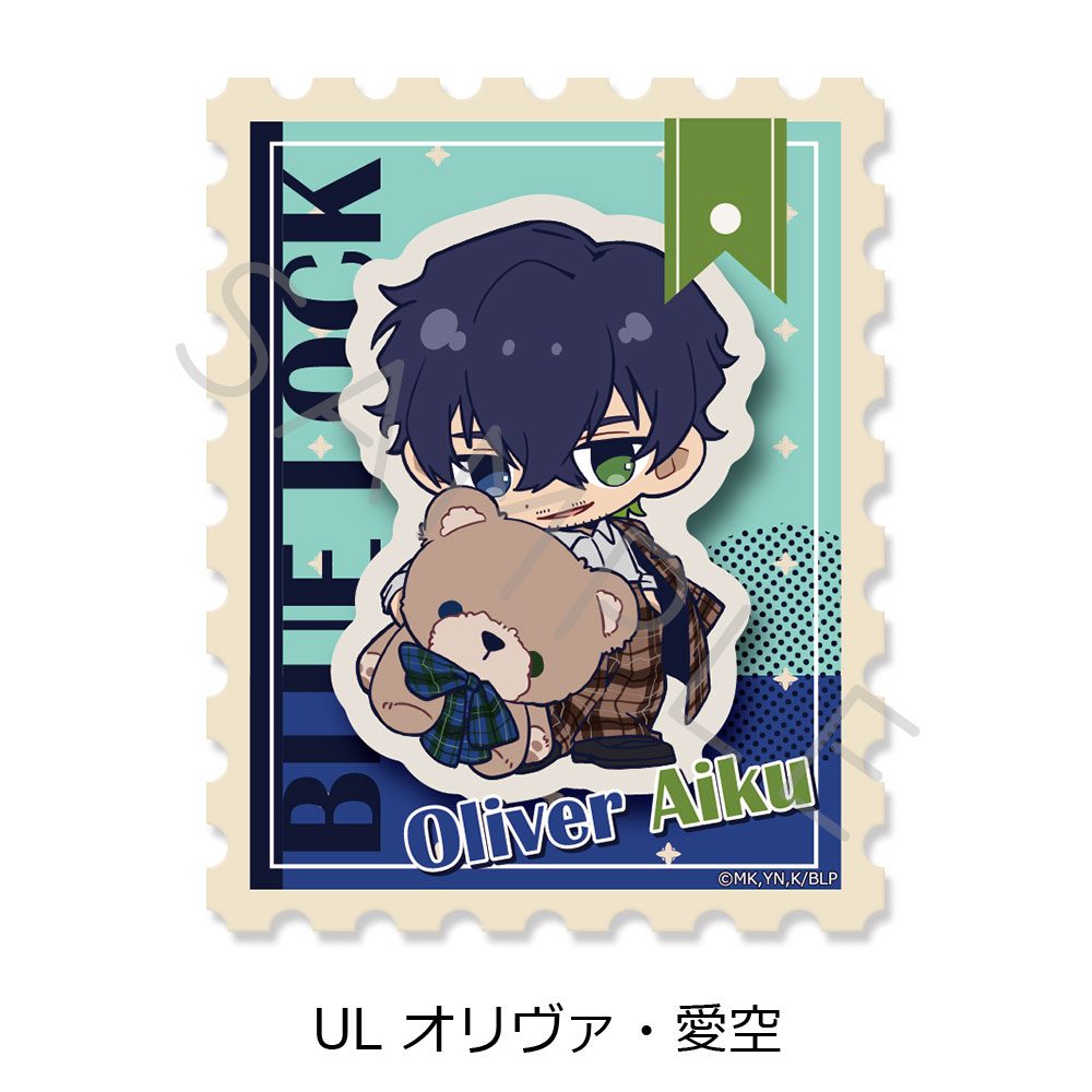 ブルーロック 第12弾 クリアステッカー UL オリヴァ・愛空 ("Blue Lock" Vol. 12 Clear Sticker UL Oliver Aiku)