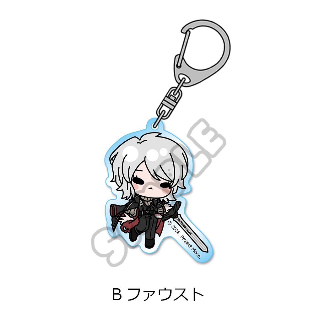 Limbus Company アクリルキーホルダー B ファウスト ("Limbus Company" Acrylic Key Chain B Faust)