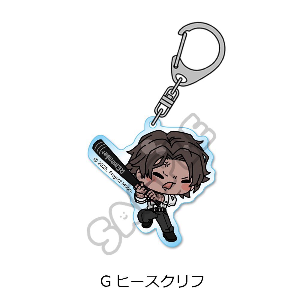 Limbus Company アクリルキーホルダー G ヒースクリフ ("Limbus Company" Acrylic Key Chain G Heathcliff)