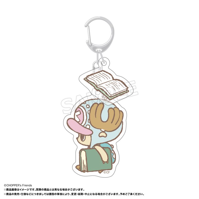 ONE PIECE CHOPPER's アクリルキーホルダー A 本 ("One Piece CHOPPER's" Acrylic Key Chain A Book)