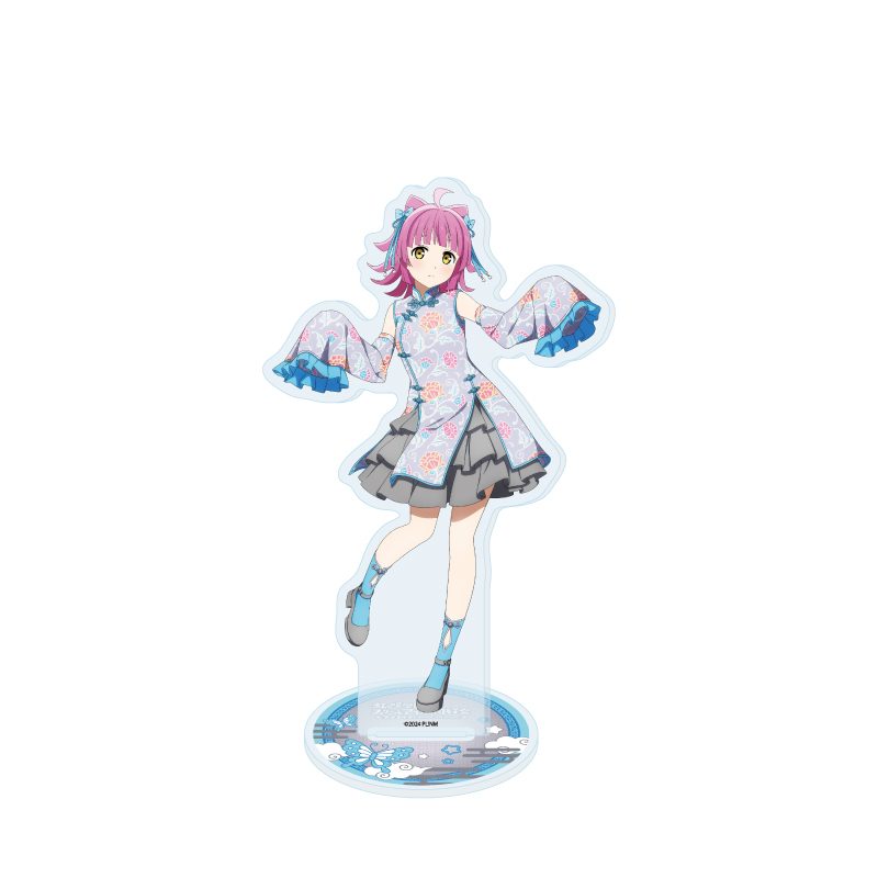 アクリルスタンド ラブライブ!虹ヶ咲学園スクールアイドル同好会 41 サマーチャイナVer. 天王寺璃奈(描き下ろしイラスト) (Acrylic Stand "Love Live! Nijigasaki High School Idol Club" 41 Summer China Ver. Tennoji Rina (Original Illustration))