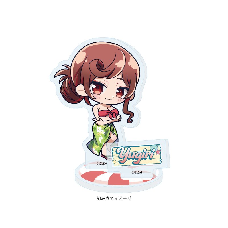 アクリルスタンドプレート 劇場版 ゾンビランドサガ ゆめぎんがパラダイス 05 ゆうぎり 水着Ver.(ミニキャライラスト) (Acrylic Stand Plate "Zombie Land Saga: Yumeginga Paradise" 05 Yugiri Swimwear Ver. (Mini Character Illustration))