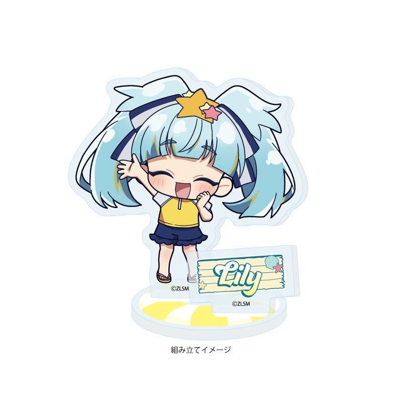 アクリルスタンドプレート 劇場版 ゾンビランドサガ ゆめぎんがパラダイス 06 星川リリィ 水着Ver.(ミニキャライラスト) (Acrylic Stand Plate "Zombie Land Saga: Yumeginga Paradise" 06 Hoshikawa Lily Swimwear Ver. (Mini Character Illustration))