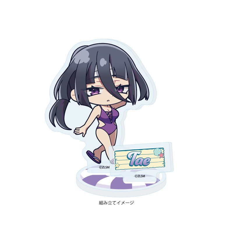 アクリルスタンドプレート 劇場版 ゾンビランドサガ ゆめぎんがパラダイス 07 山田たえ 水着Ver.(ミニキャライラスト) (Acrylic Stand Plate "Zombie Land Saga: Yumeginga Paradise" 07 Yamada Tae Swimwear Ver. (Mini Character Illustration))