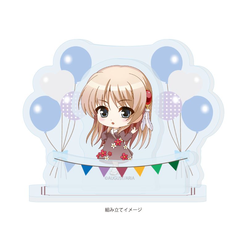 アクリルスタンドプレート 穢翼のユースティア 05 フィオネ・シルヴァリア パーティードレスVer.(ミニキャライラスト) (Acrylic Stand Plate "Aiyoku no Eustia" 05 Fione Silvaria Party Dress Ver. (Mini Character Illustration))